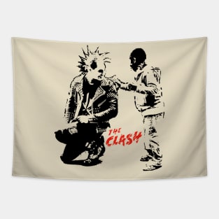 Punk and kid the clash Tapestry