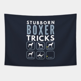 Stubborn Boxer Dog Tricks - Dog Training Tapestry