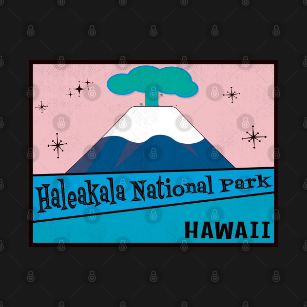 Haleakala National Park Hawaii Vintage Mid-Century 2 by TravelTime