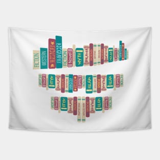 I Love books - book, books Tapestry