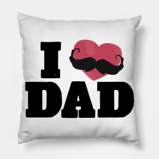 I Love Dad Pillow