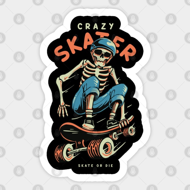 Skate Skateboard Sticker