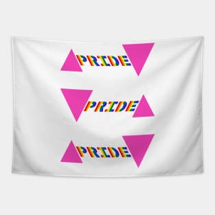 Pink Triangle Pride Multi Tapestry