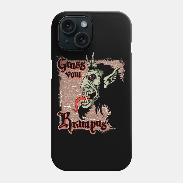 Gruss vom Krampus! Phone Case by SaintDevil