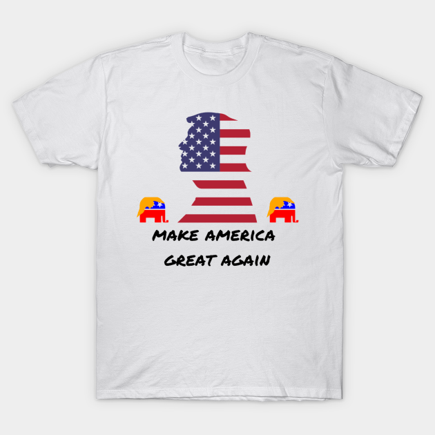 Discover MAKE AMERICA GREAT AGAIN - Donald Trump President - T-Shirt