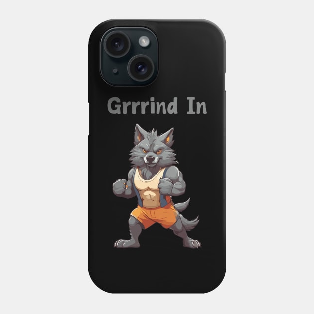 gym Grinding Phone Case by Patterns-Hub