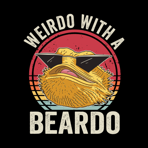 Weirdo With A Beardo Bearded Dragon by Visual Vibes