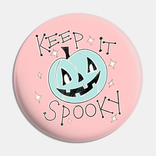 Keep It Spooky! Mint Pin