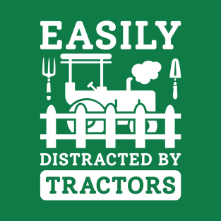 Easily Distracted By Tractors T-Shirt