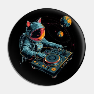 Cat DJ Jam Pin