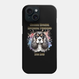 Floral American Cocker Spaniel Phone Case