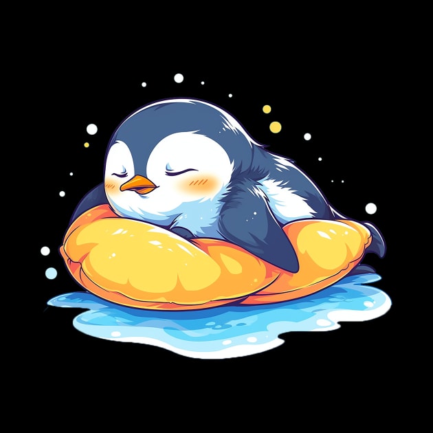 sleeping penguin by dubcarnage