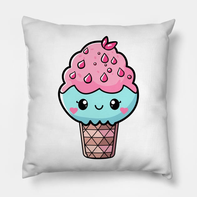 Cute Ice Cream Pillow by micho2591
