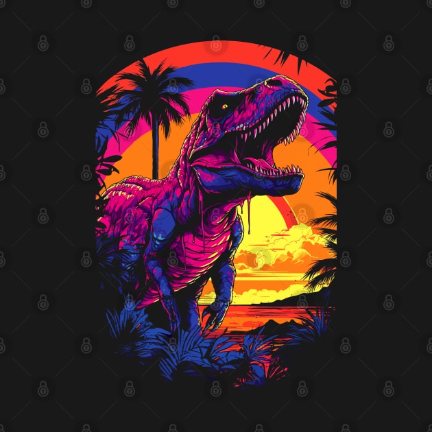 Neon T-Rex by RicoMambo