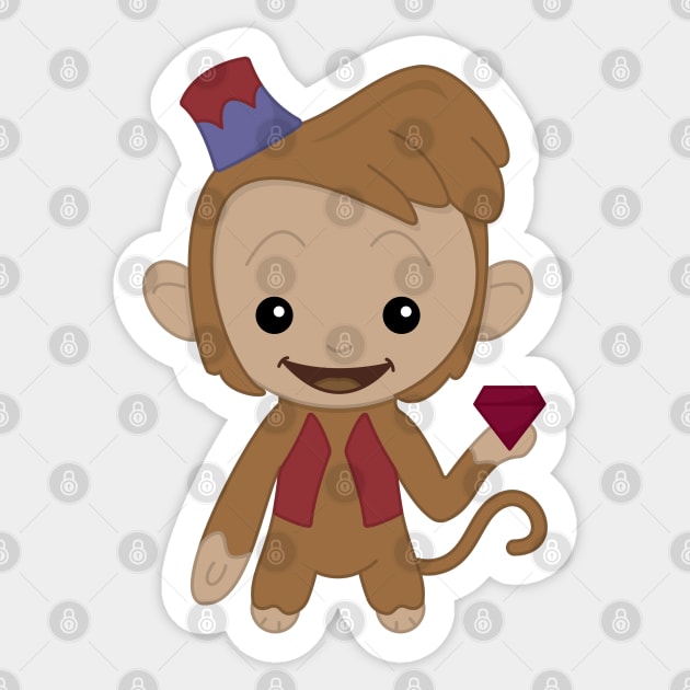 Mr Abu - Abu Aladdin Monkey - Sticker