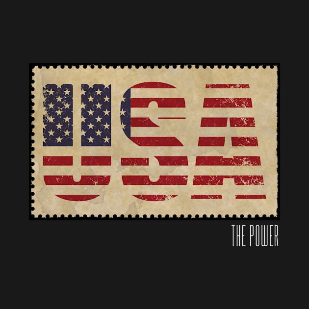 The power of US American flag by Arlette