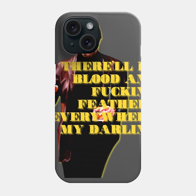 The Gentlemen Fletcher feathers quote Phone Case by shortwelshlegs