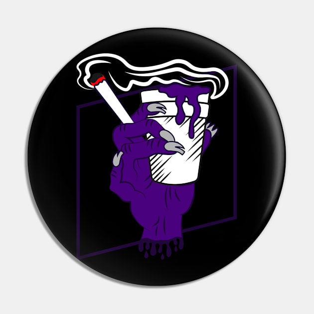 Codeine Lean Cough Juice Cup Pin by QQdesigns