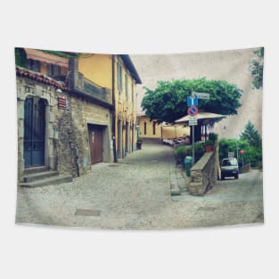 Italy sightseeing trip photography from city scape Milano Bergamo Lecco Tapestry