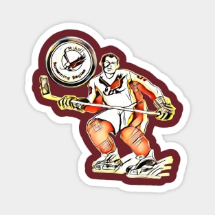 Miami Screaming Eagles Hockey Magnet