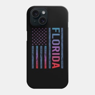 Blue Red Flag - Florida Phone Case