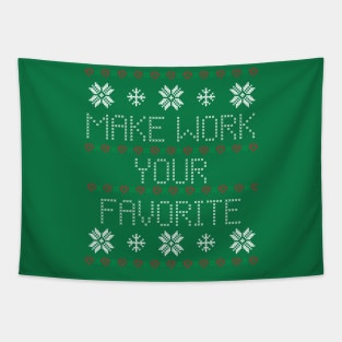 Make Work Sweater Tapestry