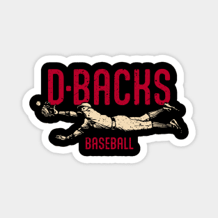 DBACKS Vintage Catch Magnet