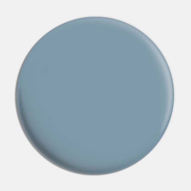 Grey Blue Plain Solid Color Pin by squeakyricardo