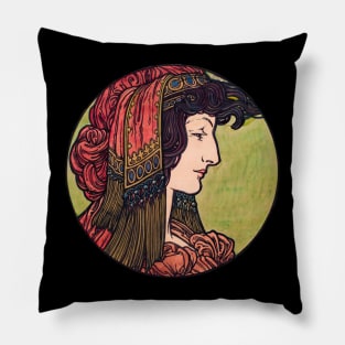 Vintage Lady 1 Pillow