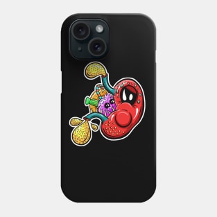 Stomach Overeating! Cartoon Phone Case