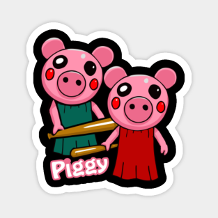 Piggy Roblox Magnets Teepublic - ronald omg roblox piggy