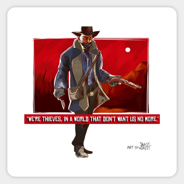 Arthur Morgan Red Dead Redemption 2 Vinyl Sticker -  Hong Kong