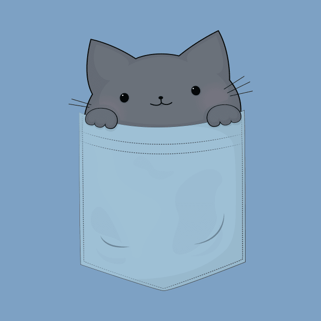 Pocket Cat by MariBiscuits