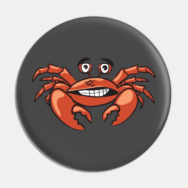 "Captivating Crab" Pin by UrbanBlazeStudio