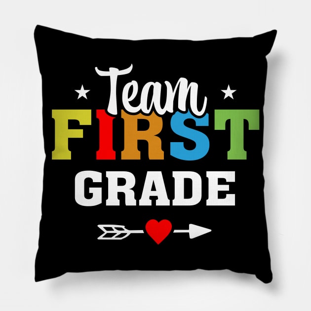 Team First Grade Pillow by busines_night