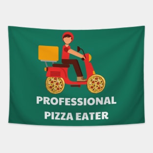 Professional Pizza Eater Tapestry