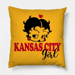 KANSAS CITY MISSOURI GIRL - Betty Boop Pillow