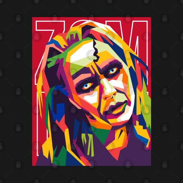 zombie halloween wpap by cool pop art house