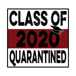 Class Of 2020 Quarantined - Social Distancing Flu Meme T-Shirt