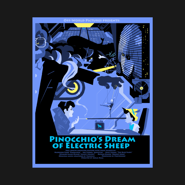 Pinocchio's Dream of Electric Sheep by HallStudio