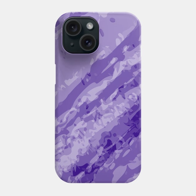 Abstract dark purple pastel pattern Phone Case by Word and Saying