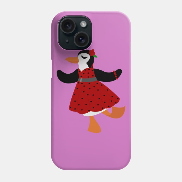 Dapper Day Penguin Phone Case by NightmareProds