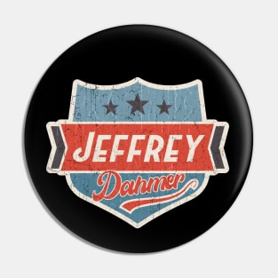 Jeffrey Dahmer vintage art Pin