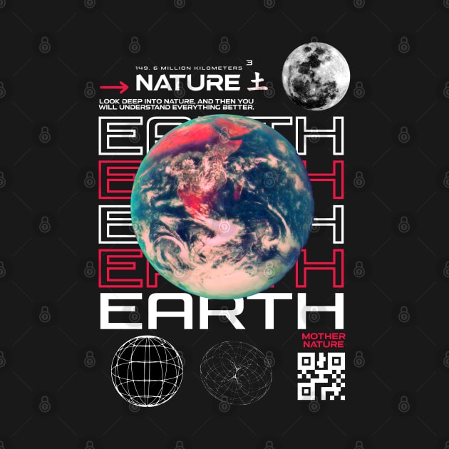 Earth Sci Fi Streetwear Design by TaliDe