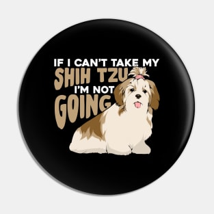 Shih Tzu Dog Lover Gift Pin