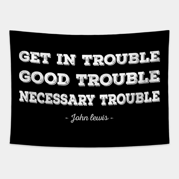 good trouble Tapestry by Amberstore