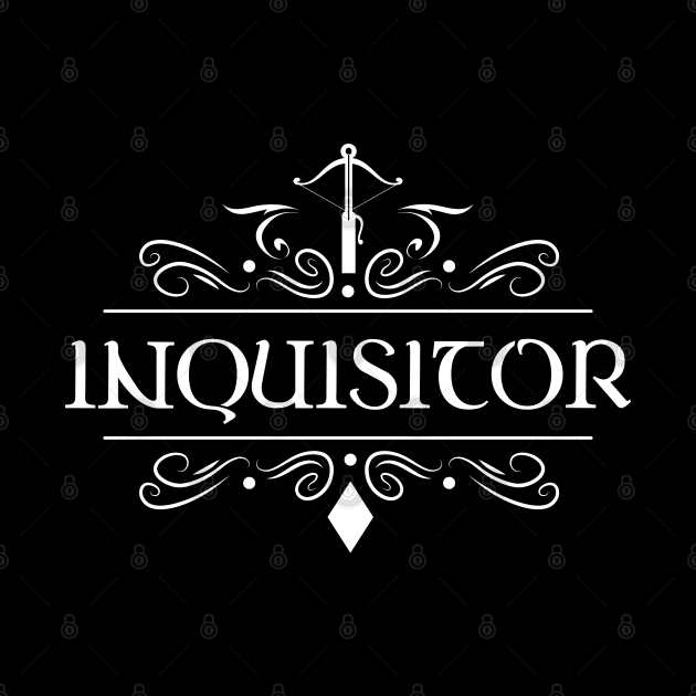 Inquisitor Character Class TRPG Tabletop RPG Gaming Addict by dungeonarmory