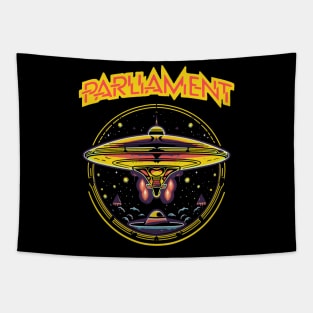 Parliament Funkadelic Retro Mothership UFO Rock Funk Throwback Tapestry