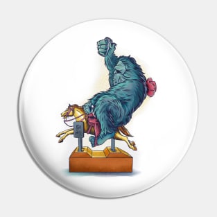 Bigfoot Cowboy Pin