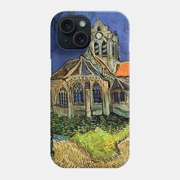 Church at Auvers by Vincent van Gogh Phone Case by MasterpieceCafe